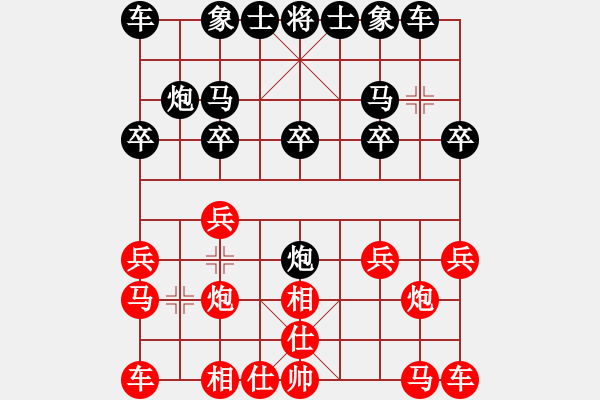 象棋棋譜圖片：煙臺(tái)路邊棋(6段)-負(fù)-alou(4段) - 步數(shù)：10 