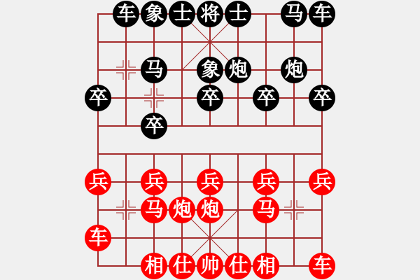 象棋棋譜圖片：橫才俊儒[292832991] -VS- 吉祥[2578059748] - 步數(shù)：10 