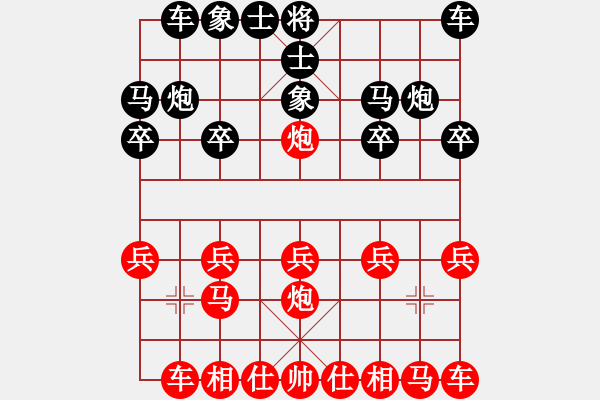 象棋棋譜圖片：1022局 B00- 中炮局-龐統(tǒng)(2250) 先負(fù) 旋風(fēng)引擎23層(2742) - 步數(shù)：10 