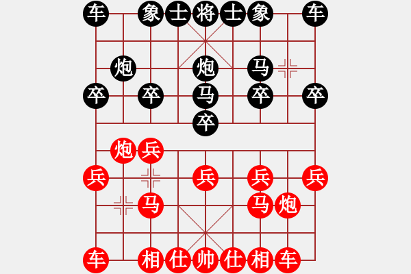 象棋棋譜圖片：東萍象棋網(wǎng)VSapan(2010-12-7) - 步數(shù)：10 