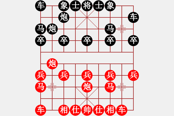 象棋棋谱图片：所司和晴 先和 李振强 - 步数：10 
