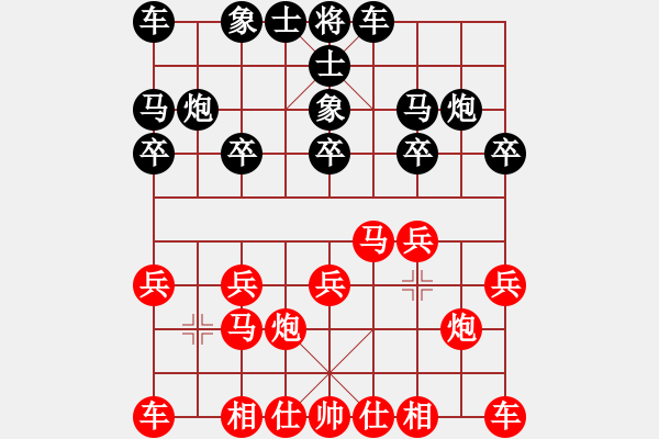 象棋棋譜圖片：羅春陽先勝 于志東 第五輪.XQF - 步數(shù)：10 