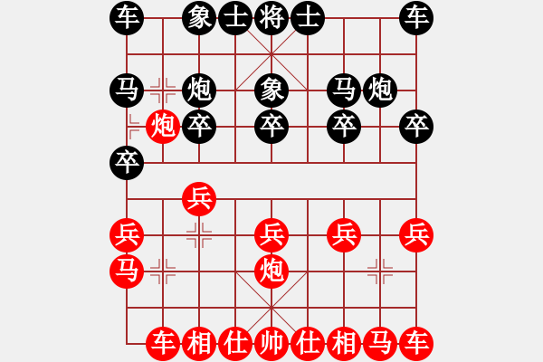 象棋棋譜圖片：楊明仙人指路勝網(wǎng)友卒底炮（87） - 步數(shù)：10 