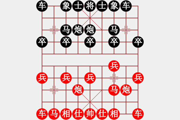 象棋棋譜圖片：兵河五四1 - 步數(shù)：10 