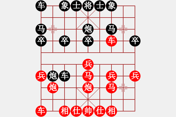 象棋棋譜圖片：順炮直車左炮巡河破橫車夾馬011 - 步數(shù)：0 