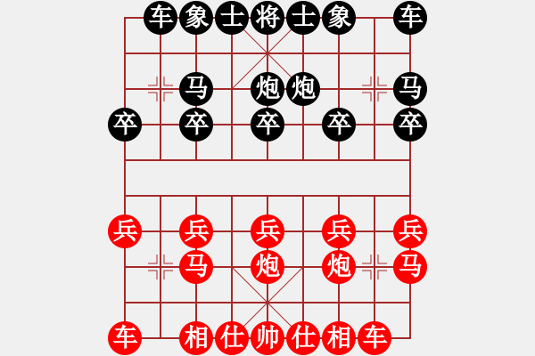 象棋棋譜圖片：1411191500 中國人-侯文良.pgn - 步數(shù)：10 