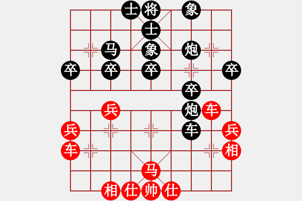 象棋棋譜圖片：刀刃(7段)-勝-裴德鎮(zhèn)亞軍(6段) - 步數(shù)：40 