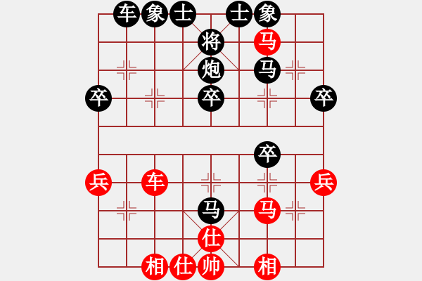 象棋棋譜圖片：臺(tái)北醫(yī)院朱（業(yè)8-2）先勝羅剛（業(yè)8-2）202203161637.pgn - 步數(shù)：40 