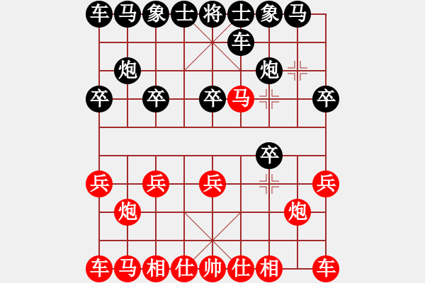 象棋棋譜圖片：bbabcd(4弦)-負(fù)-任盈盈(1星) - 步數(shù)：10 