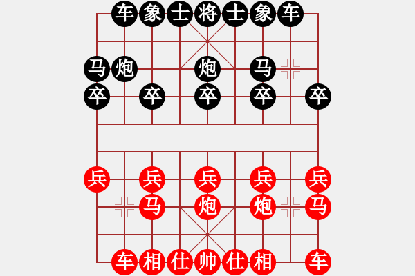 象棋棋譜圖片：(彩色的色彩)-勝-(無名老卒) - 步數(shù)：10 