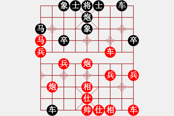 象棋棋譜圖片：就那么回事(3級(jí))-負(fù)-一夜醒悟(4級(jí)) - 步數(shù)：40 