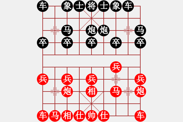 象棋棋譜圖片：仙人指路對(duì)士角炮或過宮炮 先負(fù) - 步數(shù)：10 