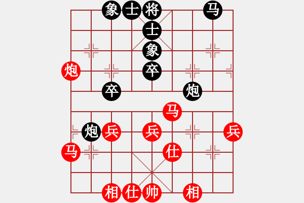 象棋棋譜圖片：澳門隊(duì) 張國(guó)偉 負(fù) 大連益春堂象棋隊(duì) 陳志軍 - 步數(shù)：40 