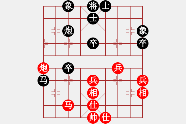 象棋棋譜圖片：2006年梁山賽第八輪：香港黃埔左(5r)-和-無錫金風(fēng)棋(4r) - 步數(shù)：50 