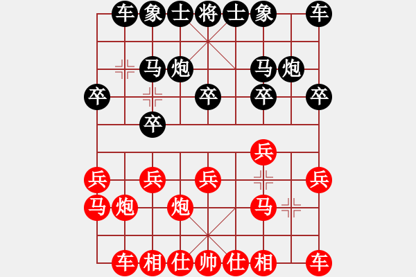 象棋棋譜圖片：王長青[紅] -VS- bbboy002[黑] - 步數(shù)：10 