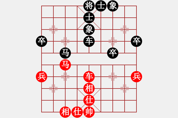 象棋棋譜圖片：分紅比例符合技術(shù)開 和 三岔人 - 步數(shù)：53 