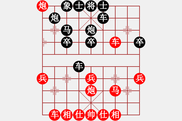 象棋棋譜圖片：雨林(1段)-勝-株洲許銀川(3段) - 步數(shù)：30 