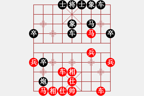 象棋棋譜圖片：2019年第16屆威凱杯全國(guó)象棋等級(jí)賽任剛先和李青昱5 - 步數(shù)：40 