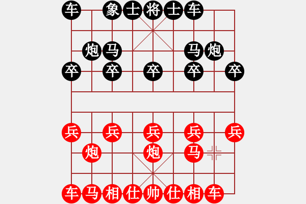 象棋棋谱图片：王建亮vs张少和 - 步数：6 