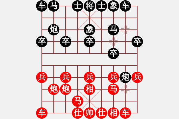 象棋棋譜圖片：行成于思哦(6段)-負(fù)-從不妥協(xié)(9段) - 步數(shù)：10 