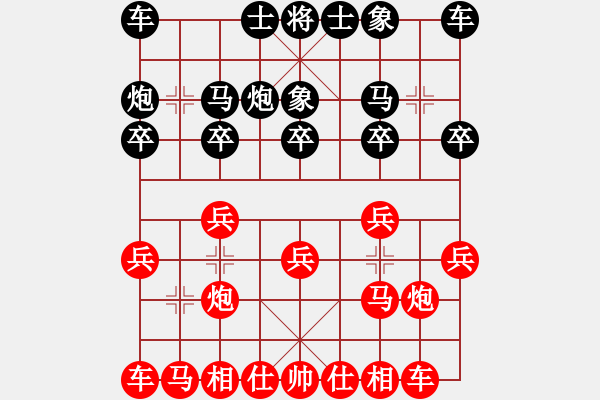 象棋棋譜圖片：北京威凱建設(shè)隊(duì) 金波 勝 天津南開大學(xué)隊(duì) 成海文 - 步數(shù)：10 