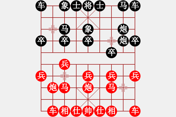 象棋棋譜圖片：嫡系★神刀江湖老三[1435627366] -VS- 愛棋者 棋中有你[243527432] - 步數(shù)：10 