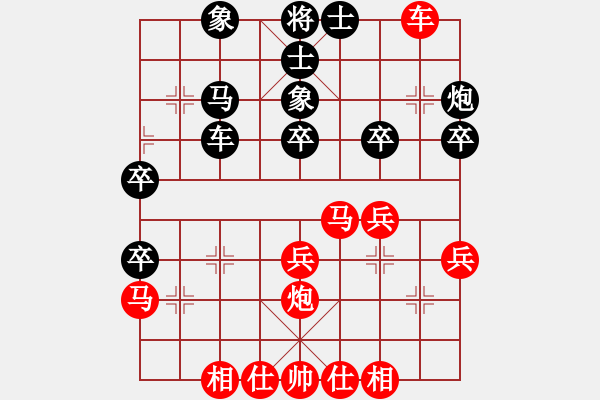 象棋棋譜圖片：杭州環(huán)境集團(tuán) 申鵬 負(fù) 深圳弈川象棋俱樂(lè)部 劉明 - 步數(shù)：30 