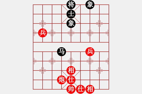 象棋棋譜圖片：中炮過(guò)河車對(duì)后補(bǔ)列炮 - 步數(shù)：100 