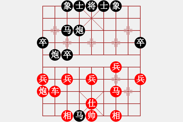 象棋棋譜圖片：2022.10.2.21五分鐘先勝順炮3卒 - 步數(shù)：33 