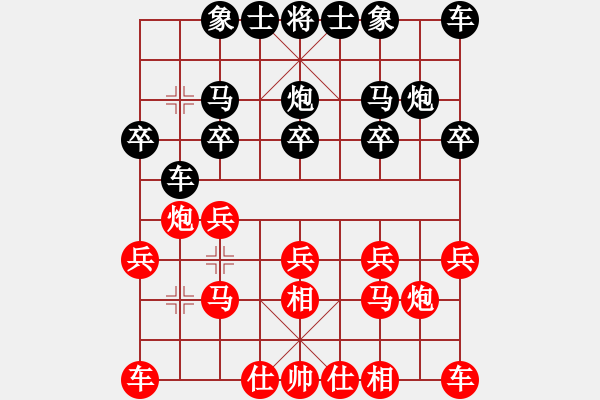 象棋棋譜圖片：◤∷君戰(zhàn)神武∷◥[-] 勝 你好[867291941] - 步數：10 