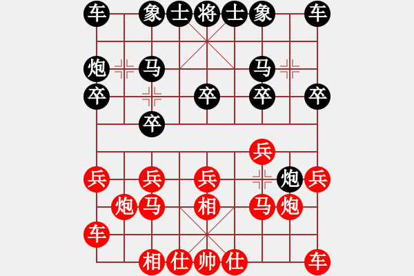 象棋棋譜圖片：1050804楊智開先勝郭亦翔 - 步數(shù)：10 