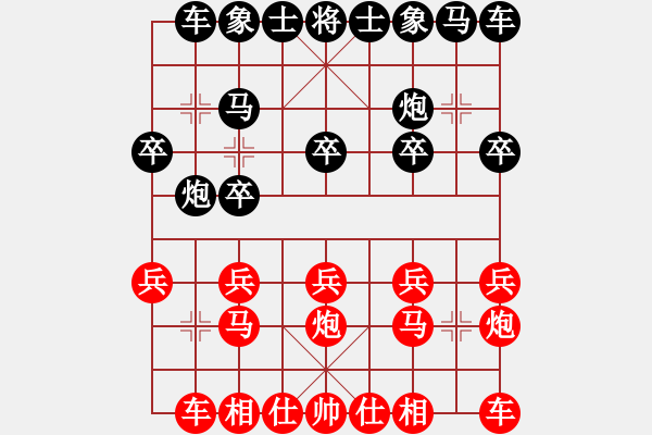 象棋棋譜圖片：夏激揚(yáng)紅勝葬心〖中炮對(duì)進(jìn)左馬〗 - 步數(shù)：10 