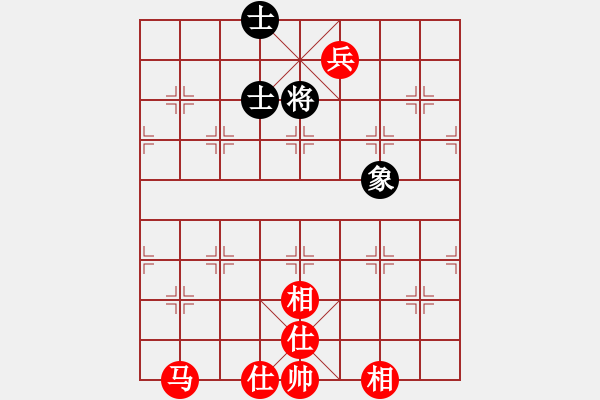 象棋棋譜圖片：馬兵必勝殘局吃光光灜 - 步數(shù)：0 