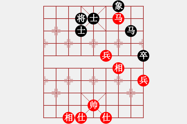 象棋棋谱图片：蒋川 先和 吕钦 - 步数：100 