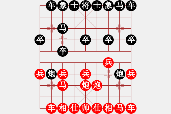 象棋棋譜圖片：殺遍中游(7級)-負(fù)-沒事偷著樂(5級) - 步數(shù)：10 