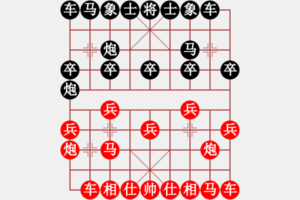 象棋棋譜圖片：湖南選手VS灰姑娘(2010-9-11) - 步數(shù)：10 