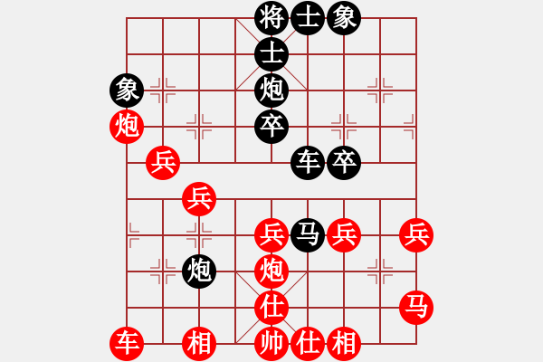 象棋棋譜圖片：tianshanjk(5段)-負(fù)-謝文洪(7段) - 步數(shù)：40 