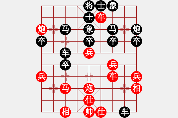 象棋棋譜圖片：太守棋狂先勝中國棋院抓蝴蝶的業(yè)6-12019·4·5 - 步數(shù)：37 