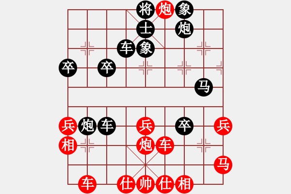 象棋棋譜圖片：ㄣmanners[50104345] -VS- 毛得利[245073787] - 步數(shù)：40 