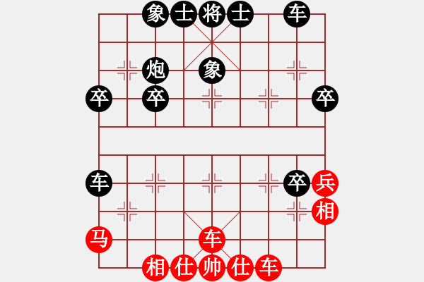 象棋棋譜圖片：熱血盟●溫柔一刀[紅] -VS- 青山碧水_[黑] - 步數(shù)：30 