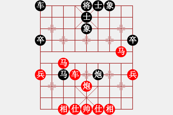 象棋棋譜圖片：一歲女孩小號評測先勝22回合 - 步數(shù)：43 