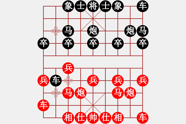 象棋棋譜圖片：第四輪15臺(tái) 上海趙林笙先負(fù)上海王俊杰 - 步數(shù)：10 