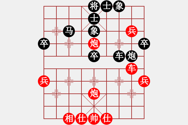 象棋棋譜圖片：平時不加班(9級)-負(fù)-破解三四八(至尊) - 步數(shù)：50 