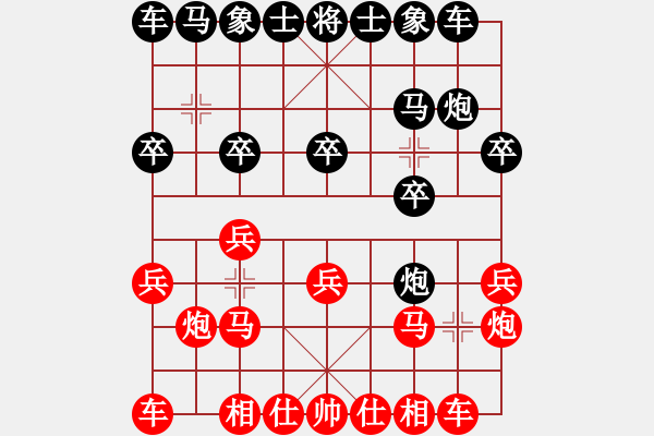 象棋棋譜圖片：加拿大 王偉強(qiáng) 和 德國 濮方堯 - 步數(shù)：10 