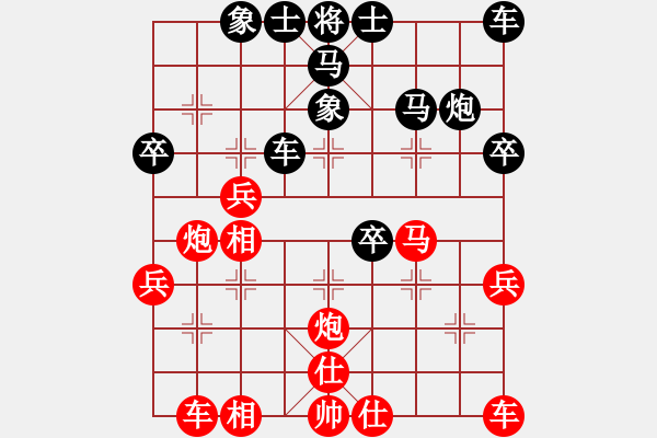 象棋棋譜圖片：2019.11.4.2評測先勝8-3飛相局對右中炮 - 步數(shù)：40 