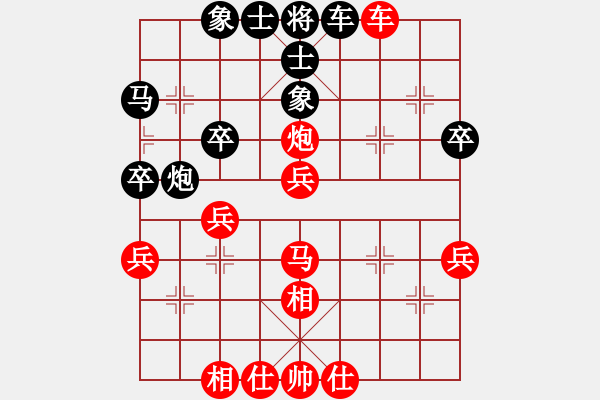 象棋棋譜圖片：201905310043炮三卒對(duì)馬卒.txt - 步數(shù)：40 