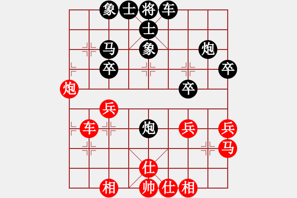 象棋棋譜圖片：東馬 詹意憙 和 中華臺北 張嘉甯 - 步數(shù)：40 