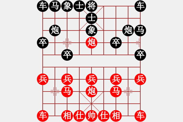 象棋棋譜圖片：橫才俊儒[292832991] -VS- 金戈戈[514914703] - 步數(shù)：10 