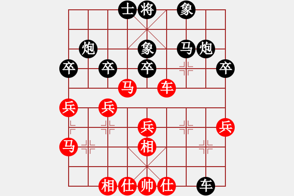 象棋棋譜圖片：《學(xué)習(xí)大師后手》邊炮左車巡河右拐角馬破仙人指路兩頭蛇右單提馬 - 步數(shù)：40 