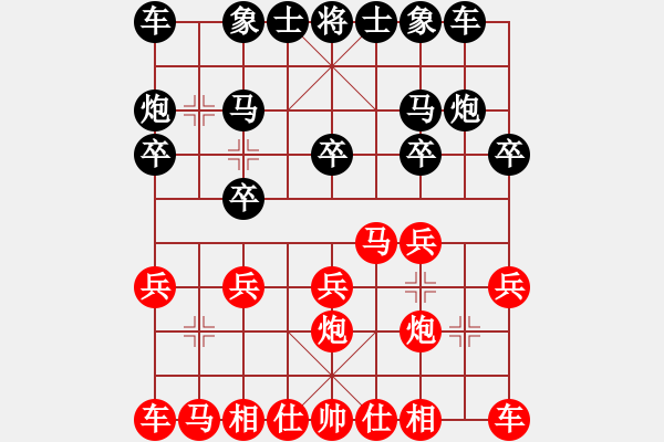 象棋棋譜圖片：弈林翰駿(天帝)-負(fù)-弈戰(zhàn)煉魂(2段) - 步數(shù)：10 